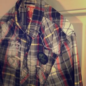 (2) Rolling Papers Button-Up Shirts